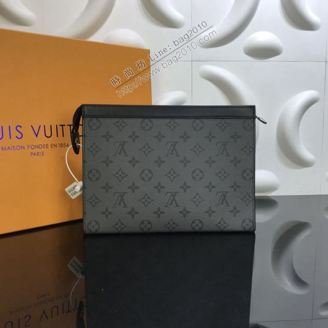 路易威登LV手包 Pochette Voyage中號手拿包 lv新款男士手拿包  ydh3812